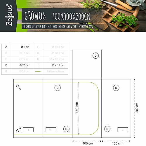 Growbox Zelsius Growzelt “MyHomeGrow” Grow tent | Indoor