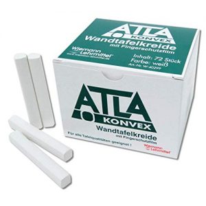 Tafelkreide Wiemann Lehrmittel ATLA-Kreide, weiß, 72 Stück, konvex