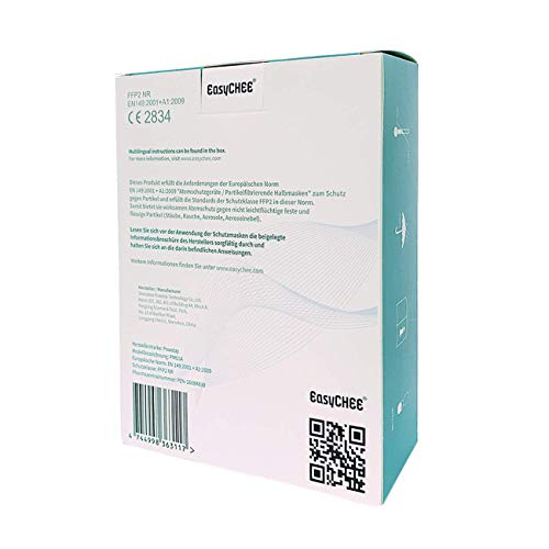 FFP2-10er-Pack EasyCHEE Powstay PM01A Partikelfiltrierende FFP2