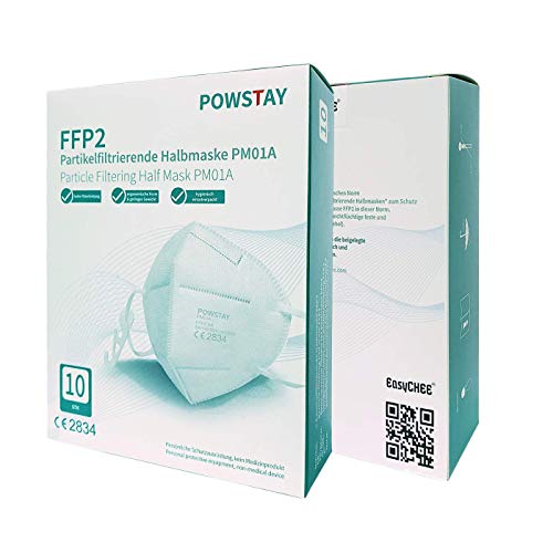 FFP2-10er-Pack EasyCHEE Powstay PM01A Partikelfiltrierende FFP2