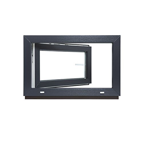 Kellerfenster Panorama24 – Kunststoff – Fenster – anthrazit – 3-fach