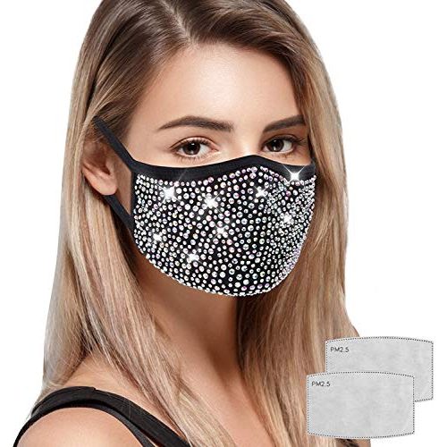 Die beste mundschutz mit glitzer merourii bling maske gesichtsmaske Bestsleller kaufen