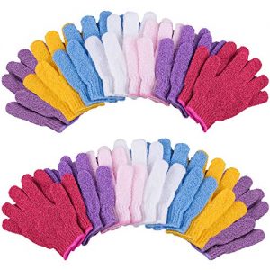 Peelinghandschuh Duufin 14 Paare Peeling-Handschuhe, 7 Farben