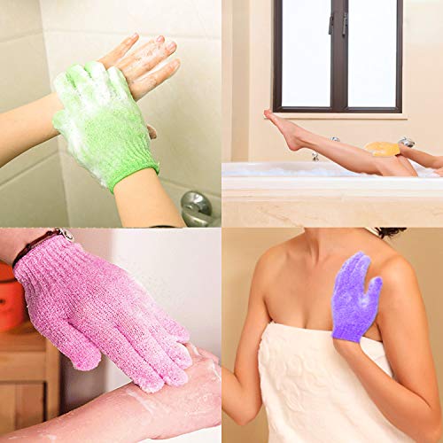 Peelinghandschuh MOOKLIN 12 Stück für Körper + 1 Duschhaube