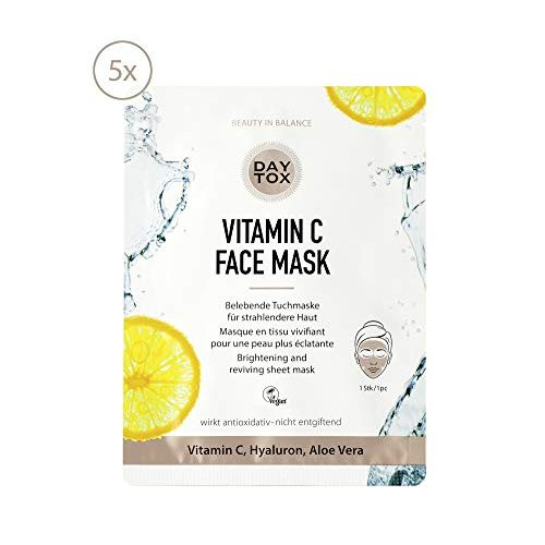 Die beste tuchmaske daytox vitamin c face mask belebend 5 x 25 ml Bestsleller kaufen