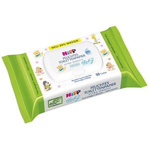 Feuchtes-Toilettenpapier HiPP Babysanft feucht, 6 x 50 Stück