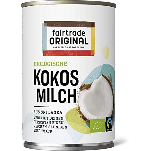 Kokosmilch Fairtrade Original 6 x Bio 400 ml Dose