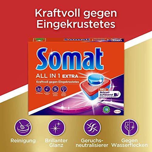 Spülmaschinentabs Somat All in 1 Extra, 90 Tabs