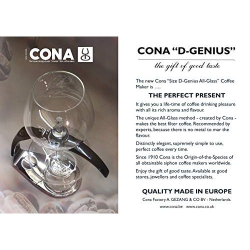 Vakuum-Kaffeebereiter CONA Coffee Maker, 2021 ‘Size D-Genius