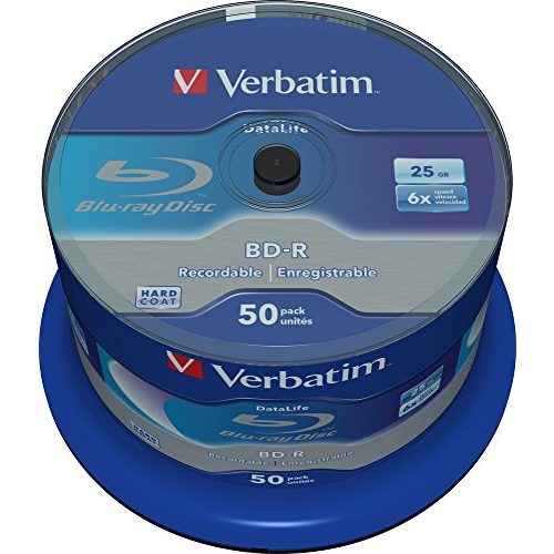 Die beste blu ray rohling verbatim bd r sl datalife 25 gb 50er pack 4 Bestsleller kaufen