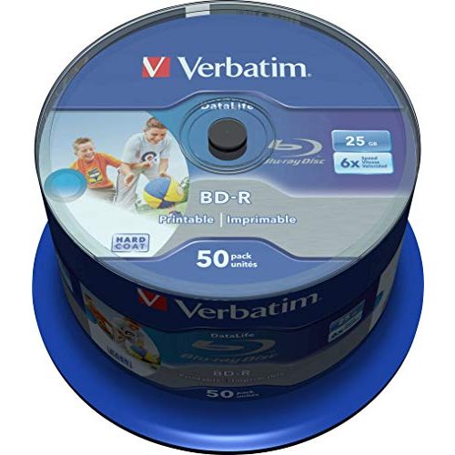 Die beste blu ray rohling verbatim bd r sl datalife 25 gb 50er pack Bestsleller kaufen