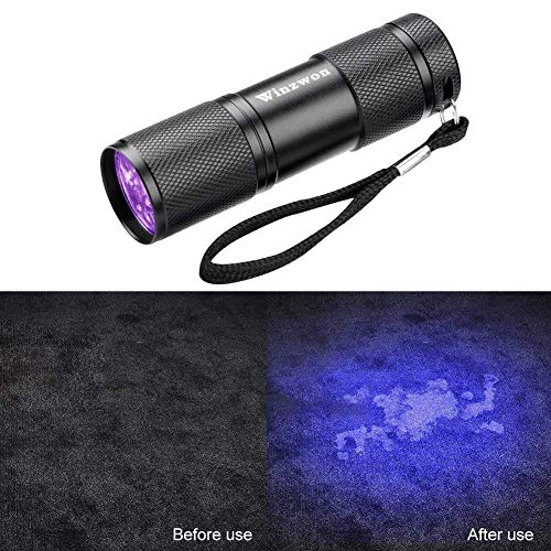 UV-Taschenlampe Winzwon UV Schwarzlicht Taschenlampe