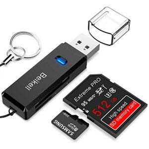 Kartenlesegerät Beikell USB 3.0 Kartenleser, Highspeed SD/Micro