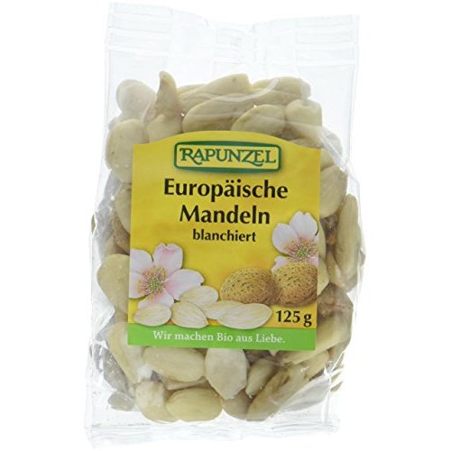 Mandeln blanchiert Rapunzel, Europa, 4 x 125 g, Bio