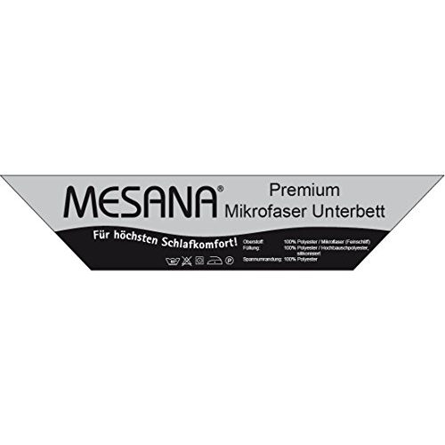 Matratzenschoner 120 x 200 MESANA Soft Touch Microfaser