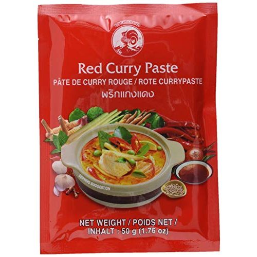 Rote Currypaste COCK Currypaste Rot, mittlere Schärfe, 12 x 50 g