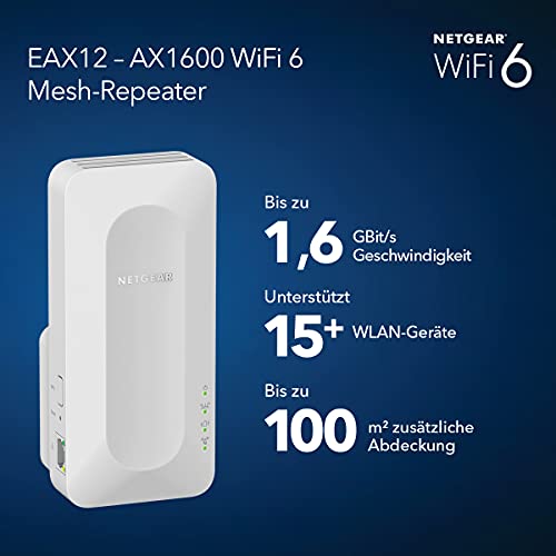 WLAN-Repeater mit LAN-Anschluss Netgear  Nighthawk EAX12