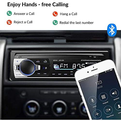 Autoradio mit Fernbedienung NK mit Bluetooth 4.0-1 DIN