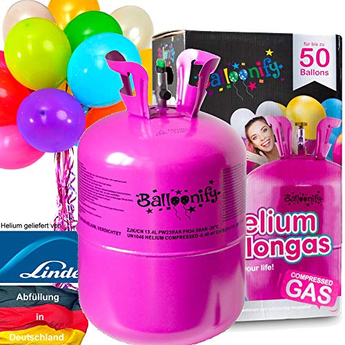 Die beste ballongas carpeta fuer 50 luftballons 50 ballons fuellventil Bestsleller kaufen