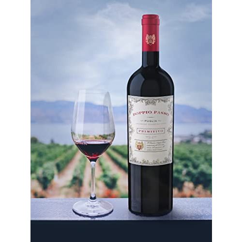 Italienischer Wein Doppio Passo Primitivo Puglia, 6 x 0,75l
