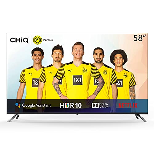 CHIQ-TV CHIQ Smart TV 147 cm, 58 Zoll Fernseher, Android 9.0