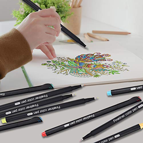 Fineliner DealKits Premium Stifte Set, 36 Farben Bullet Journal Stifte