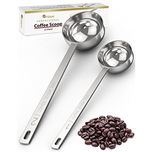 Kaffeelöffel Orblue Coffee Scoop, Stainless Steel, Pack of 2