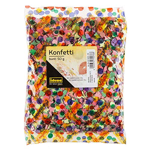 Die beste konfetti idena 8270076 50 g mehrfarbig aus papier dekoration Bestsleller kaufen