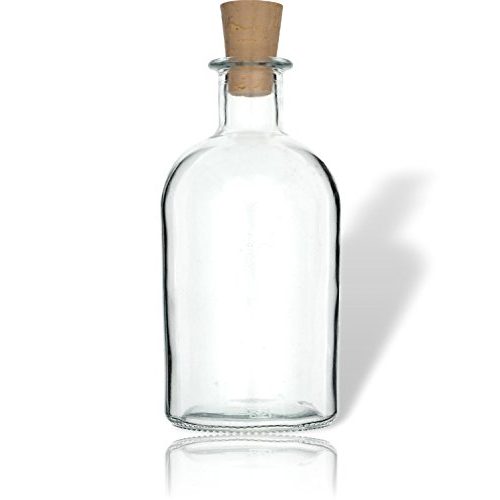 Likörflaschen gouveo 12er Set Glasflaschen 250 ml Apotheker