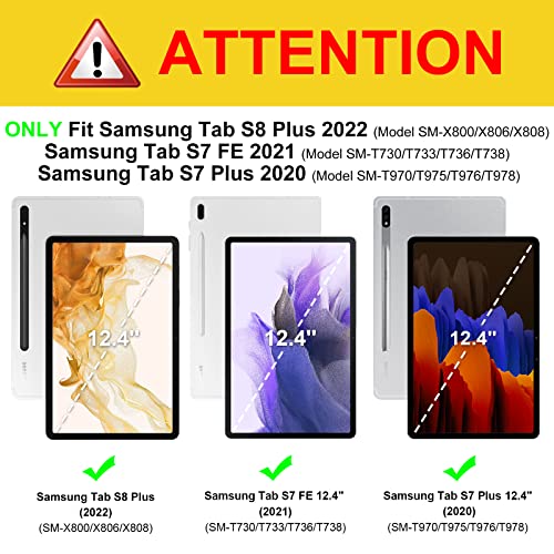 Samsung-Galaxy-Tab-S7-Hülle Fintie Hülle, Multi-Winkel