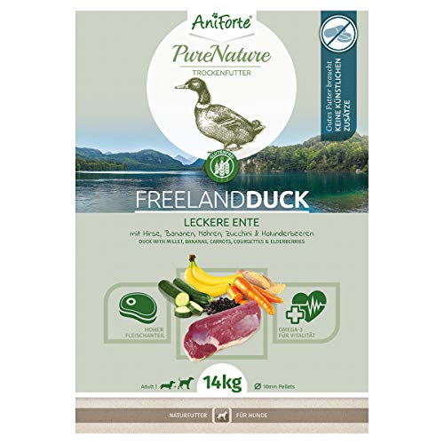 AniForte-Hundefutter AniForte Trockenfutter Free-Land-Duck 14kg
