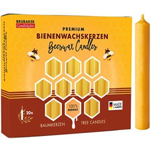 Baumkerze Brubaker 20er Pack 100% Bienenwachs