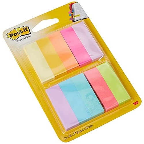 Haftstreifen Post-it “Page Marker” aus Papier 10 farbige Blöcke