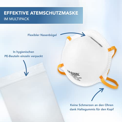 Atemschutz ProfiPaul Meixin 20x Masken MX-2005, FFP2-Maske