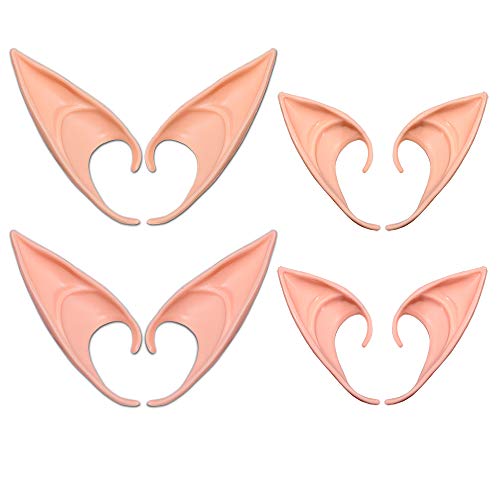 Elfenohren AniSqui Elf Ears Cosplay 12cm & 10cm, 4 Paare