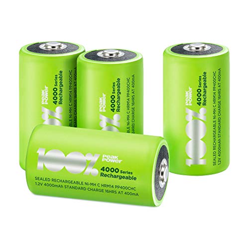 Die beste lr14 batterie 100 peakpower akku c 4 stueck lr14 akkus Bestsleller kaufen