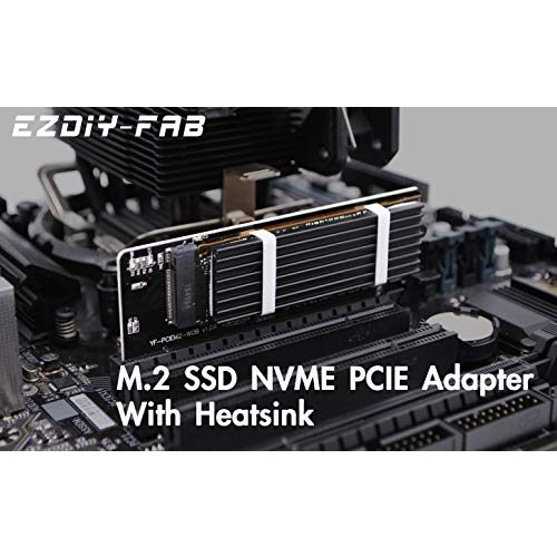 M-2-PCIe-Adapter EZDIY-FAB NVME PCIE Adapter mit Kühlkörper