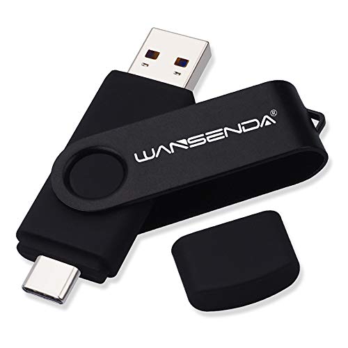 USB-C-Stick (512GB) WANSENDA Dual USB C Thumb Drive Typ C
