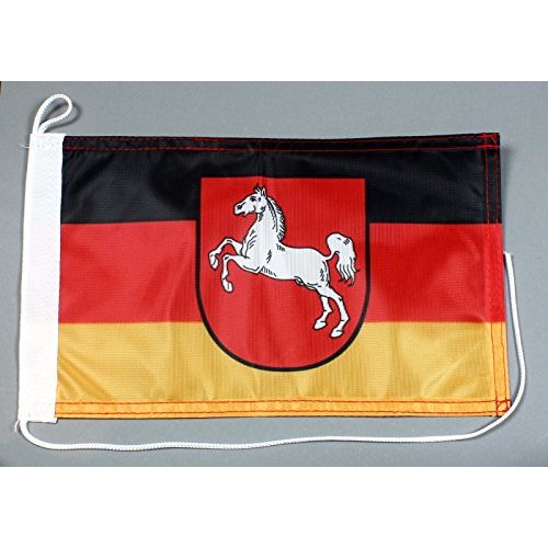 Die beste niedersachsen flagge buddel bini bootsflagge 20 x 30 cm Bestsleller kaufen