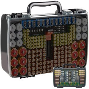 Batterie-Aufbewahrungsbox Aptbyte, mit Batterietester