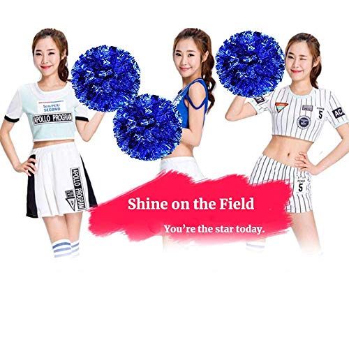 Cheerleader-Pompons Xinlie Hand Blumen Kunststoff, 4 Stück