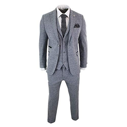 Die beste anzug herren truclothing com hellgrau 3 teilig tweed Bestsleller kaufen