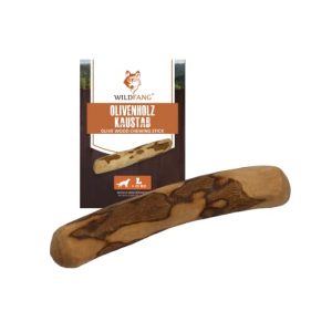 Kauholz Hund Wildfang ® Olivenholz für Hunde Holzknochen