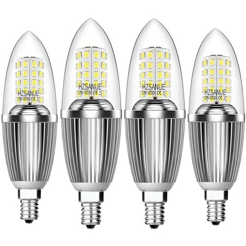 Die beste tageslicht gluehbirne hzsanue e14 led kerze lampen 12w 6000k Bestsleller kaufen