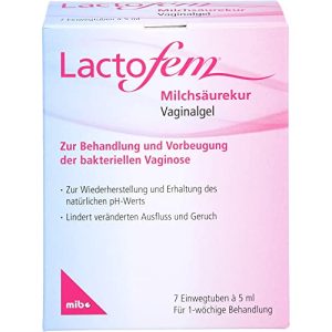 Vaginalgel Lactofem Milchsäurekur 7X5 ml